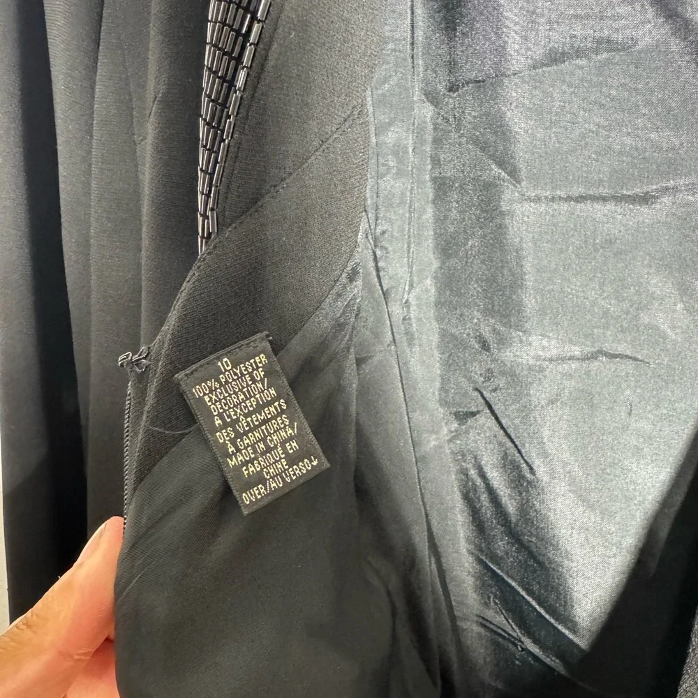 Dana Buchman Black Two Piece Dress And Jacket Set Size 10(m) - Picture 5 of 8